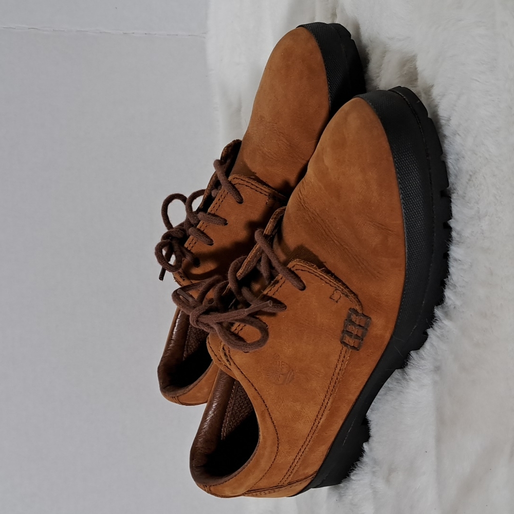 Timberland Nubuck Waterproof Lace up Lug Sole Oxford Shoes Size 9.5M